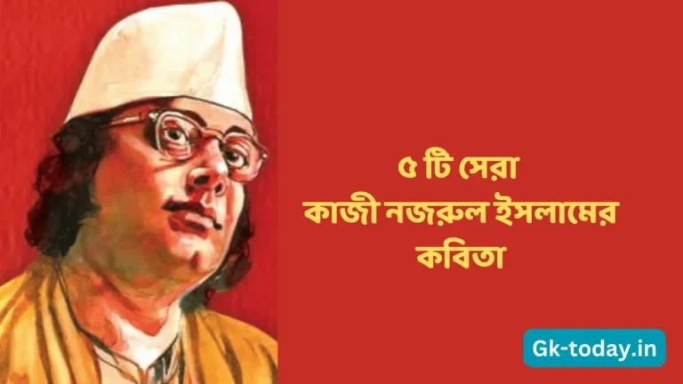 কাজী নজরুল ইসলাম কবিতা | Kazi Nazrul Islam Poem